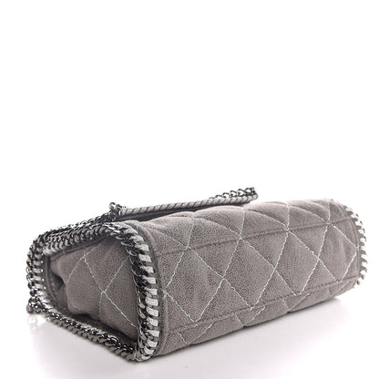 Stella McCartney Shaggy Deer Quilted Mini Falabella Grey 4 of 7