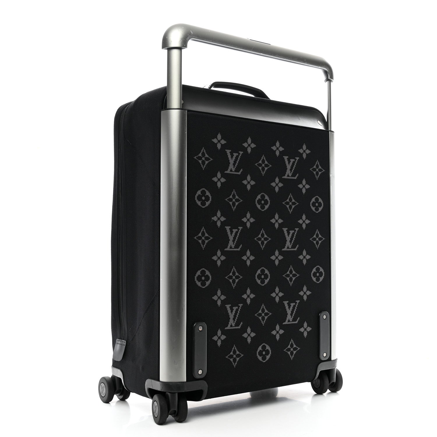 Louis Vuitton Knit Monogram Eclipse Horizon Soft 55 Suitcase 2 of 11