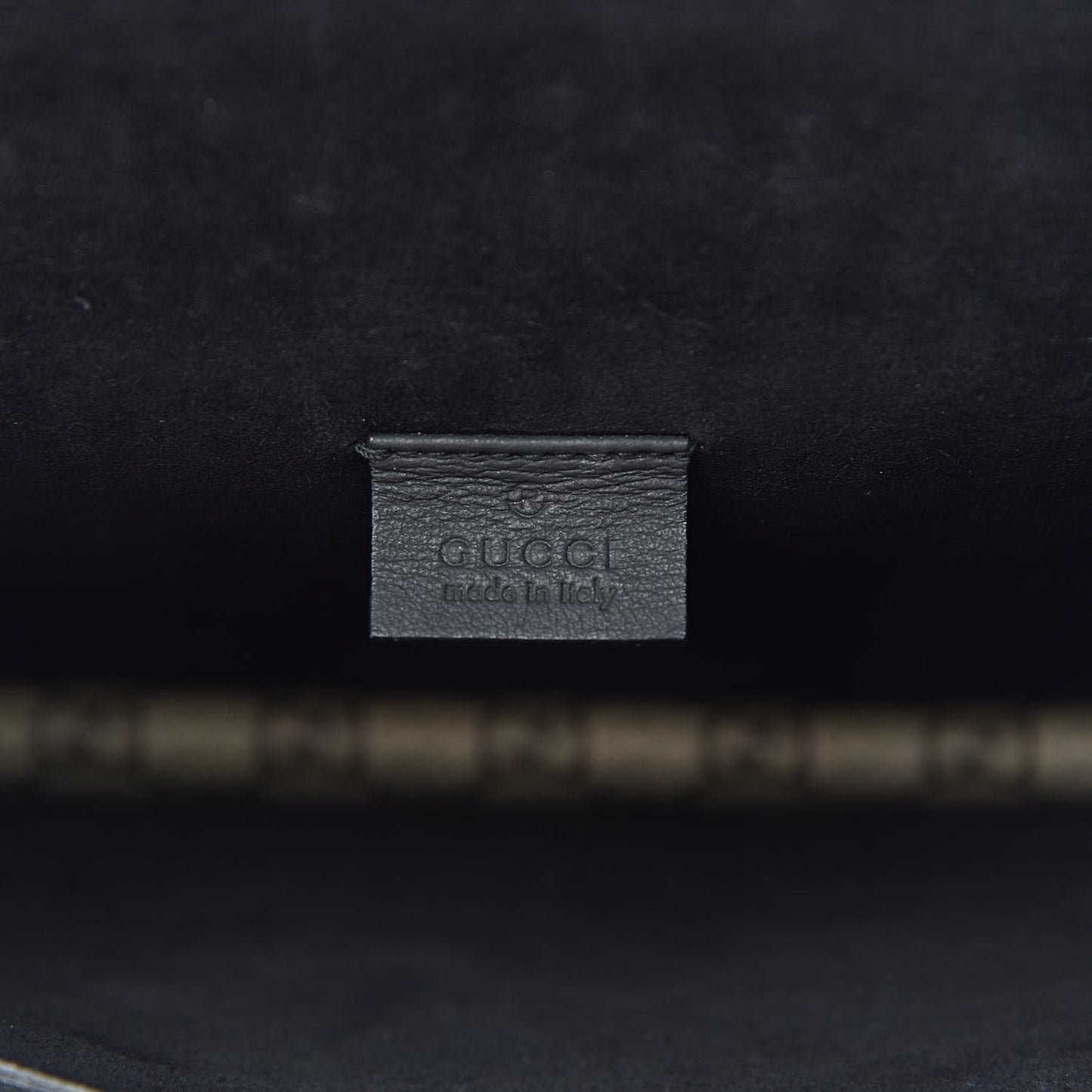 GG Supreme Monogram Medium Dionysus Shoulder Bag Black