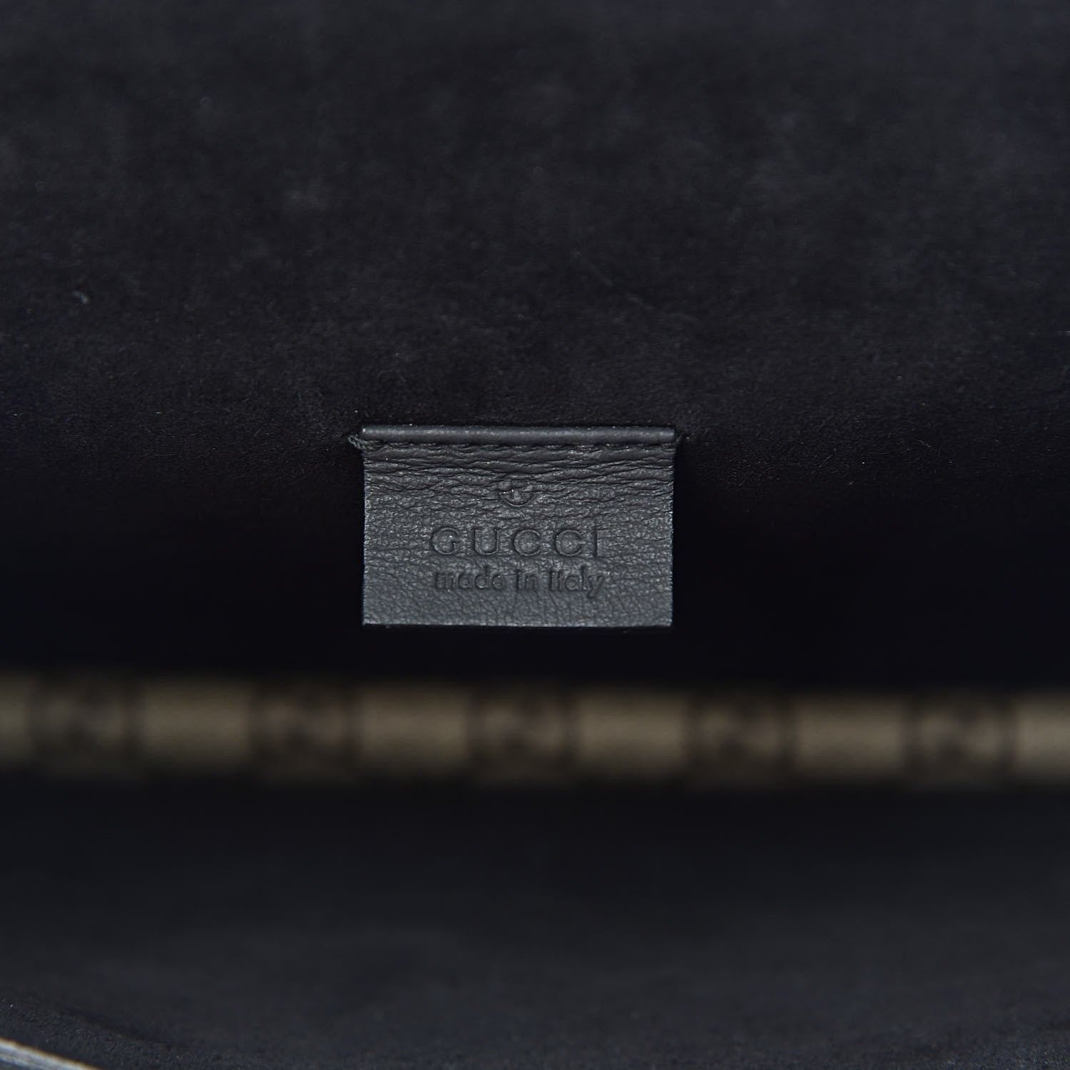 Gucci GG Supreme Monogram Medium Dionysus Shoulder Bag Black 6 of 10