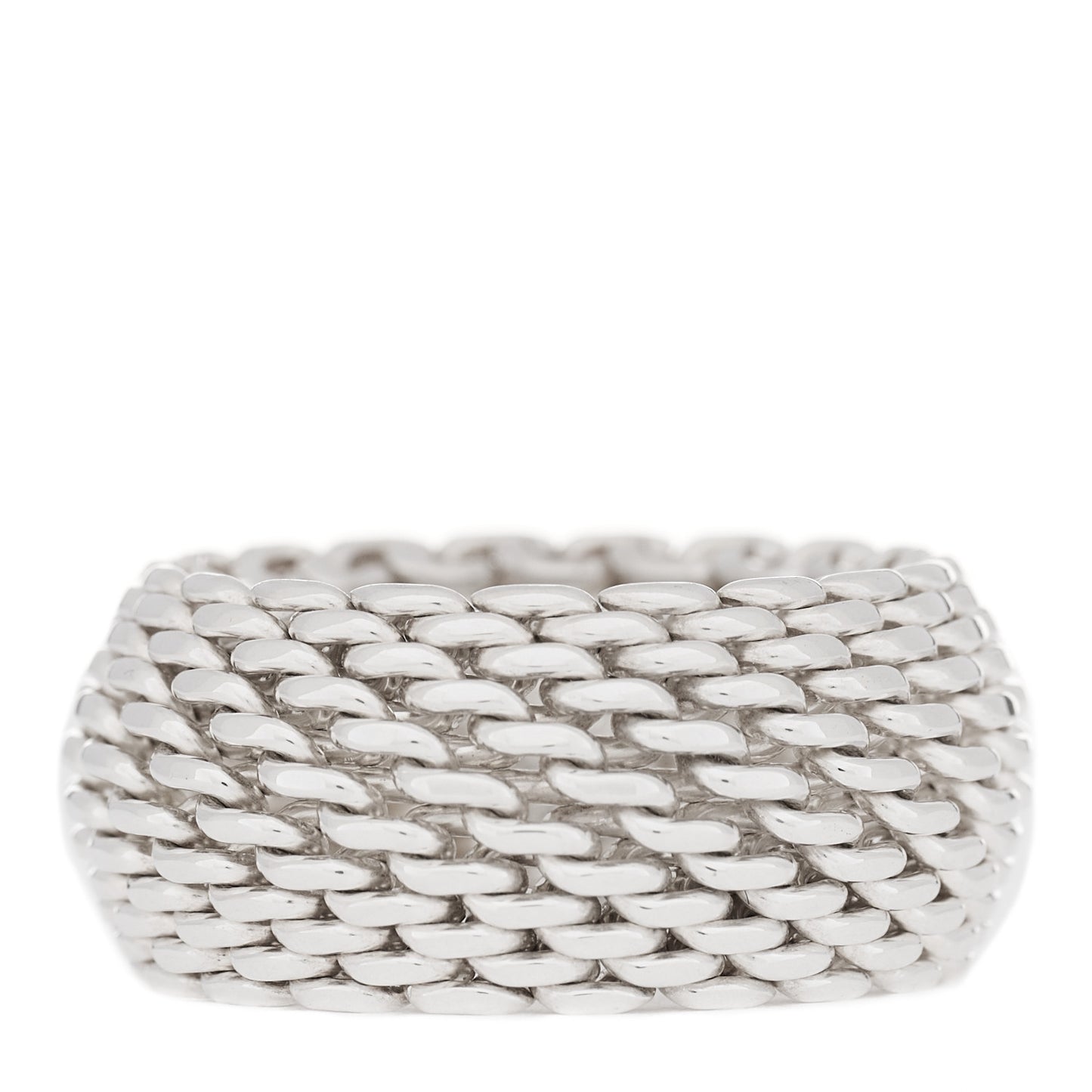 Sterling Silver Somerset Mesh Ring 48 4.5
