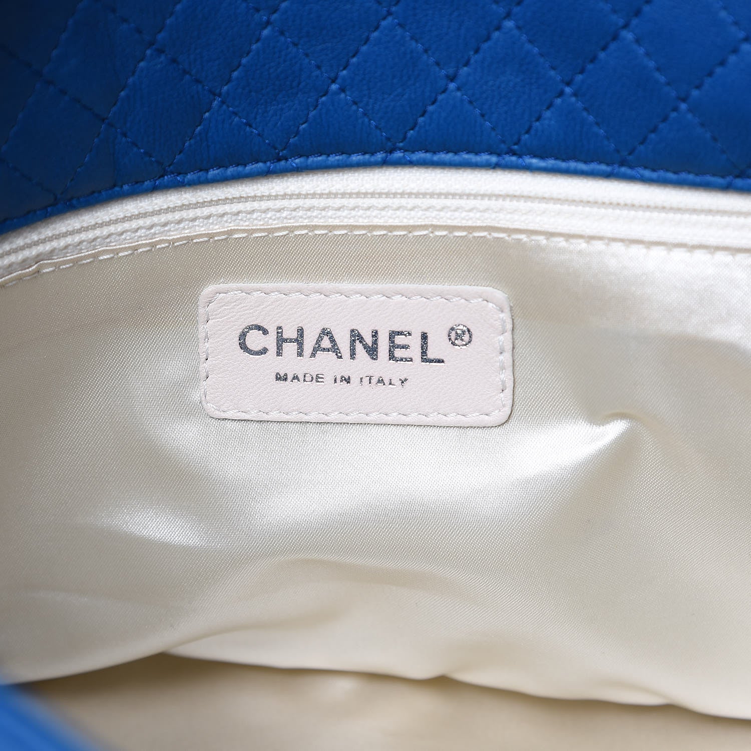 Chanel Lambskin Soft and Chain Large Flap Blue 6 of 11