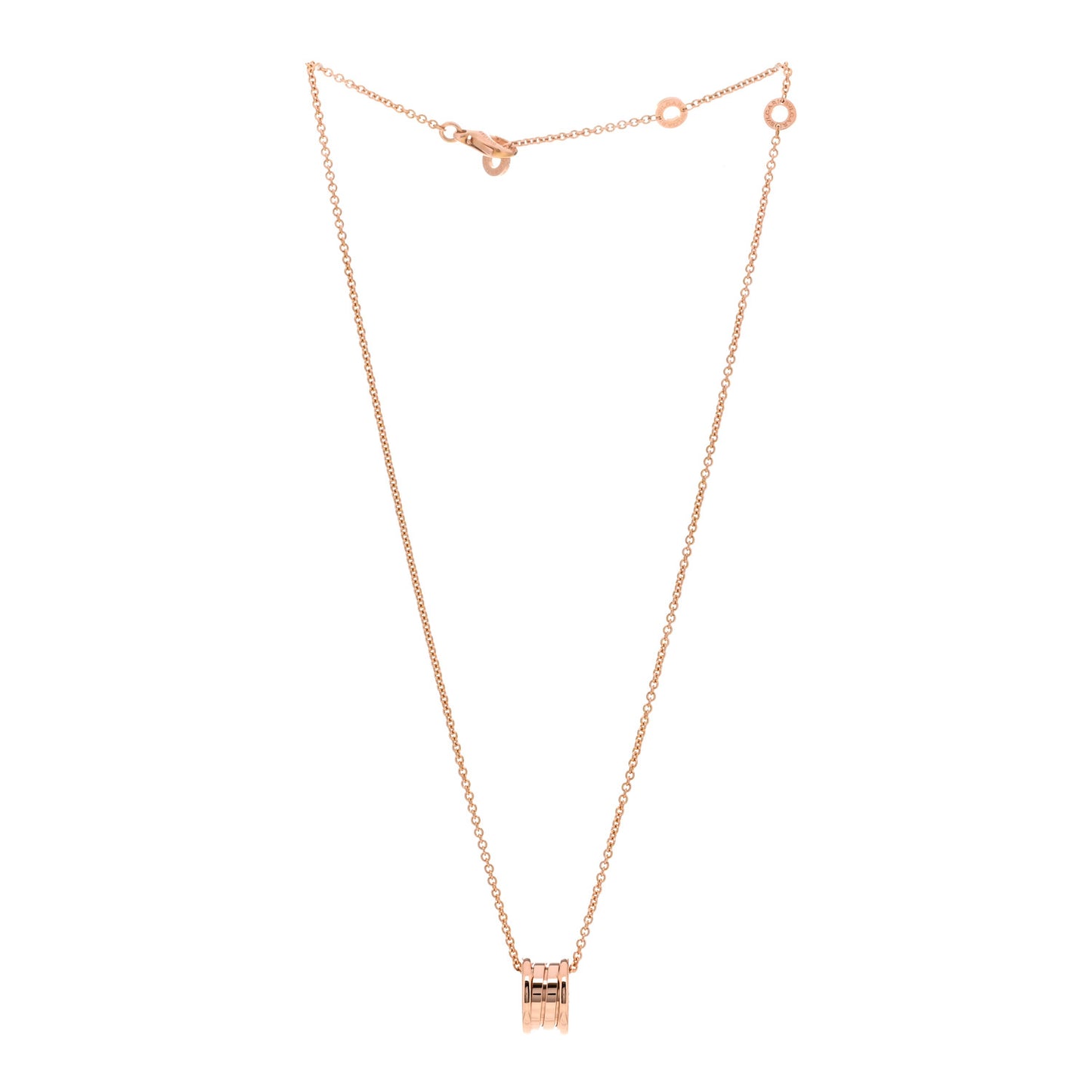 18K Rose Gold B.Zero1 Pendant Necklace