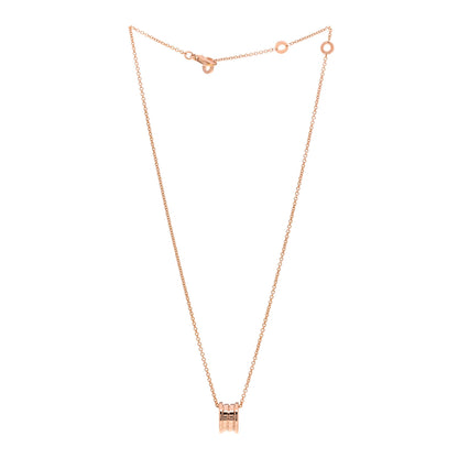 Bulgari 18K Rose Gold B.Zero1 Pendant Necklace 3 of 6