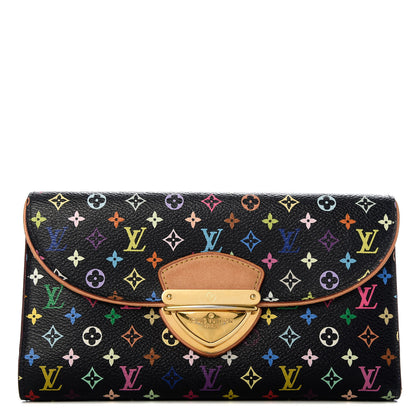 Louis Vuitton Monogram Multicolor Eugenie Wallet Black 1 of 8
