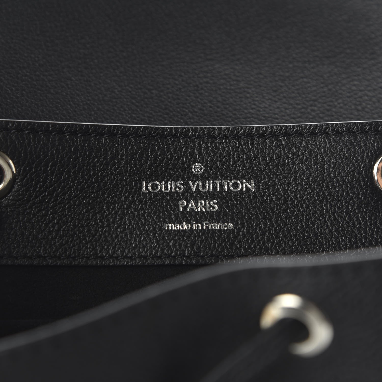 Louis Vuitton Calfskin Lockme Backpack Black 7 of 8