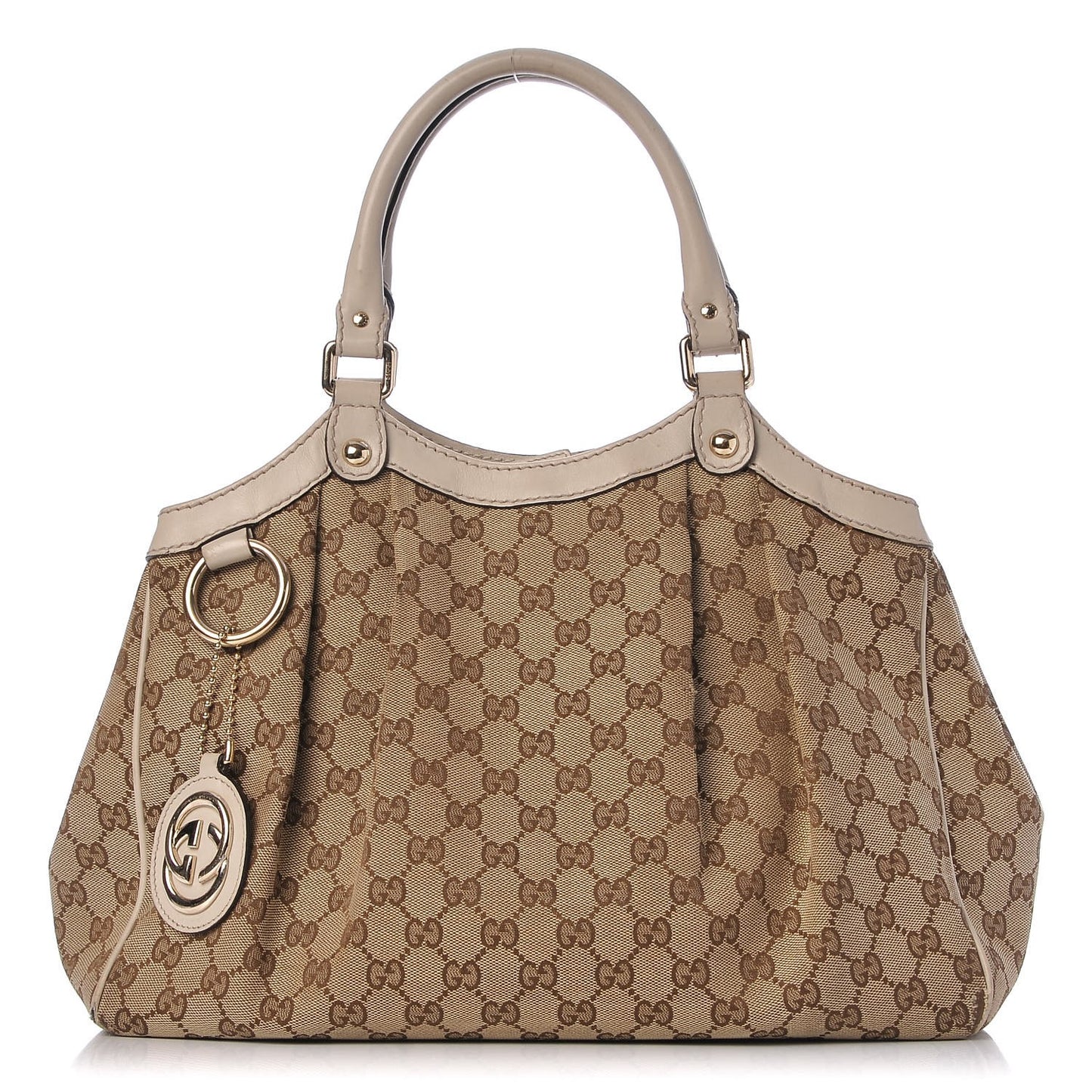 Monogram Medium Sukey Tote Off White