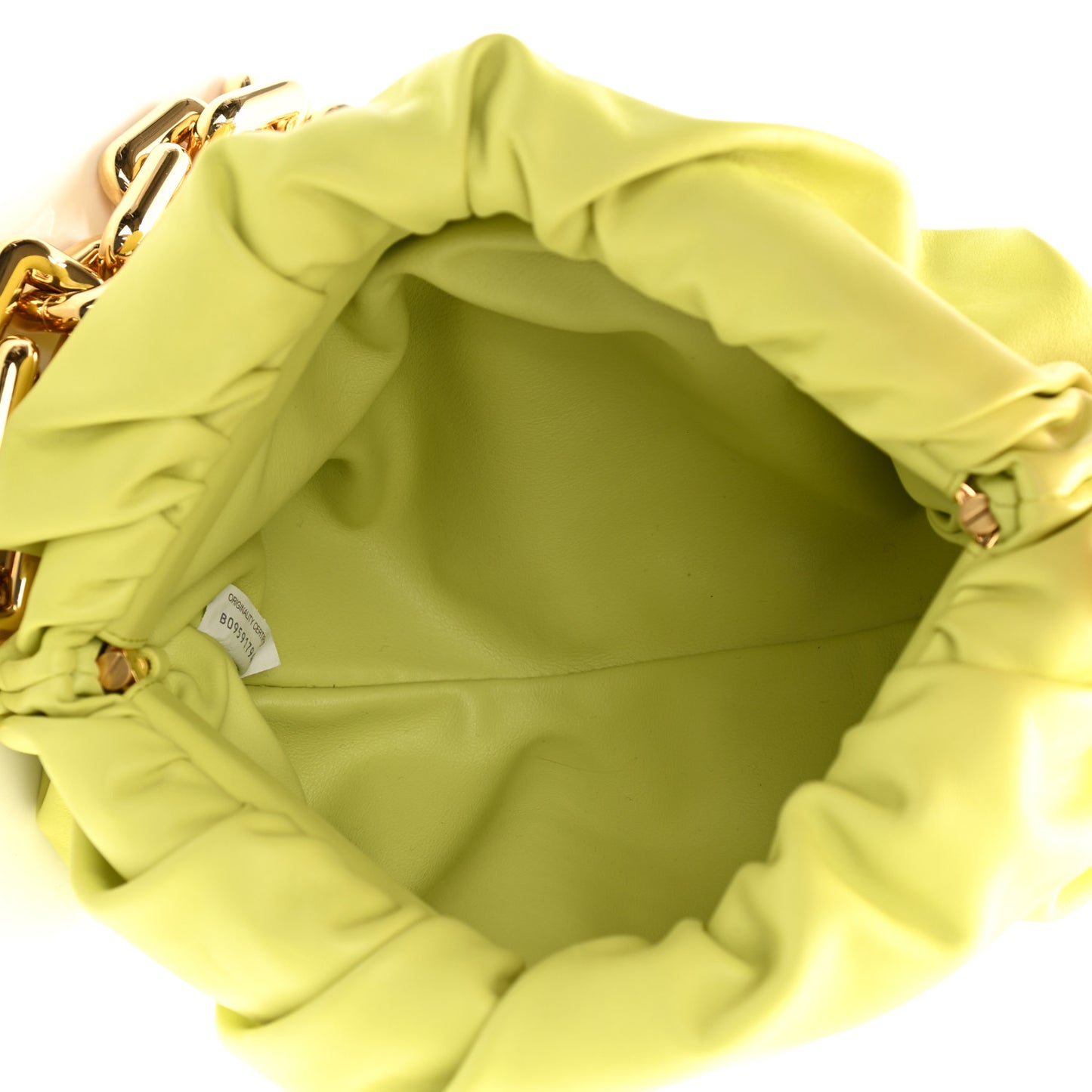 Calfskin The Pouch Chain Seagrass