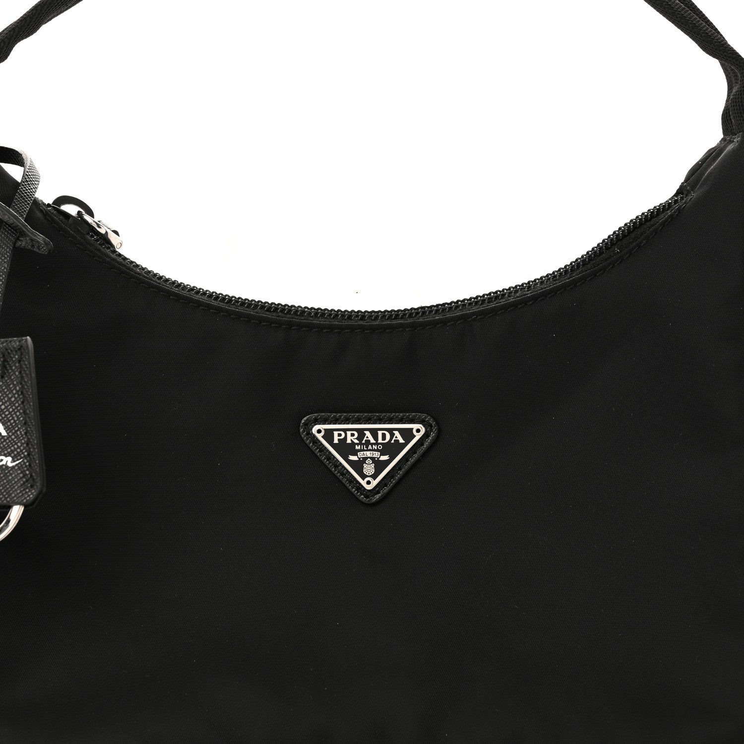 Prada Tessuto Nylon Mini Re-Edition 2000 Bag Black 7 of 9