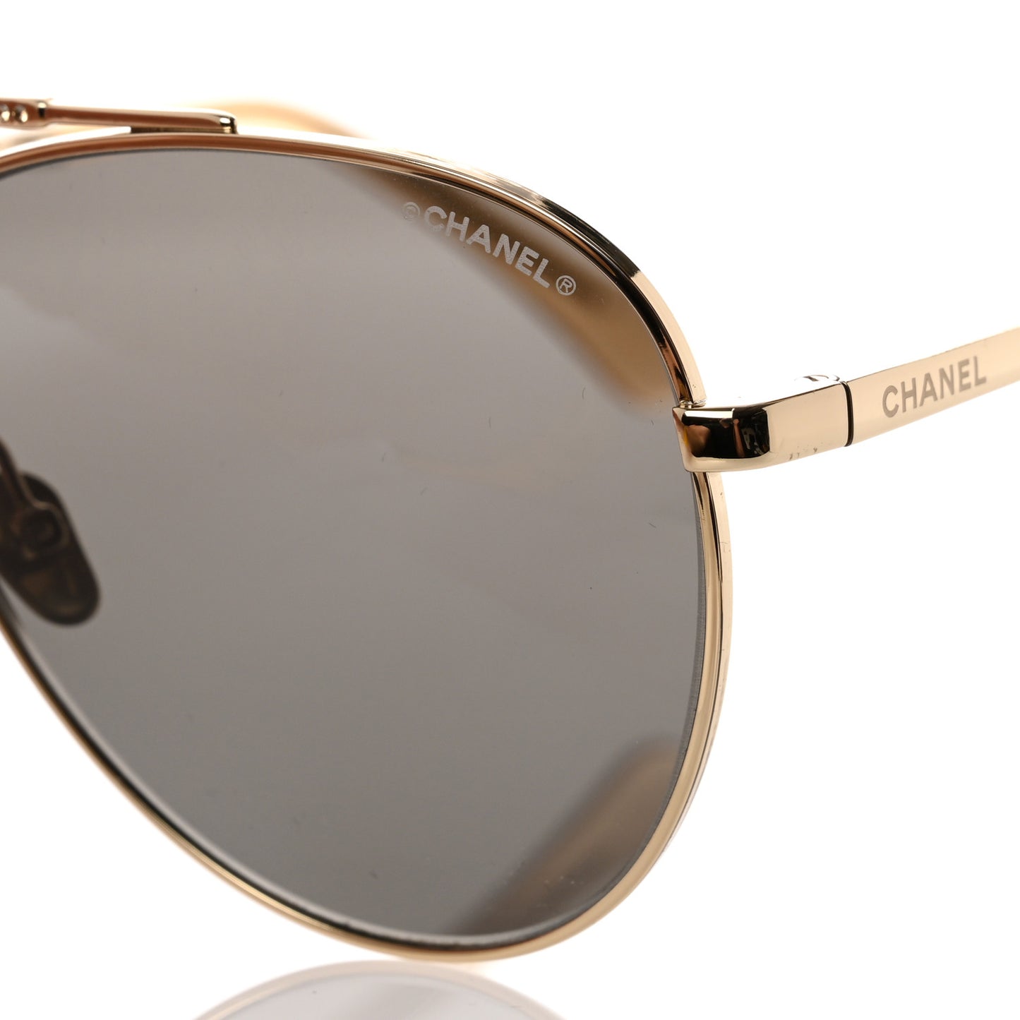 Metal Aviator Sunglasses 4279-B Gold