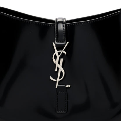 Saint Laurent Patent Small Le 5 A 7 Supple Hobo Black 8 of 10
