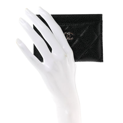Chanel Caviar Quilted Card Holder Black 2 of 9