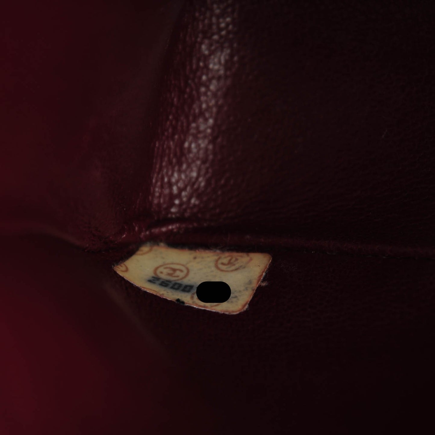 Lambskin Quilted Small Double Flap Dark Brown