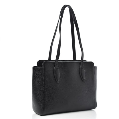 Prada Vitello Daino Shopping Tote Black 3 of 9