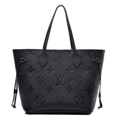Louis Vuitton Empreinte Monogram Giant Neverfull MM Black 1 of 9