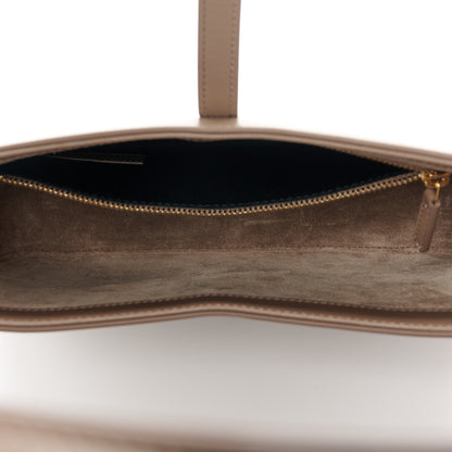 Saint Laurent Smooth Calfskin Le 5 A 7 Hobo Taupe 5 of 10