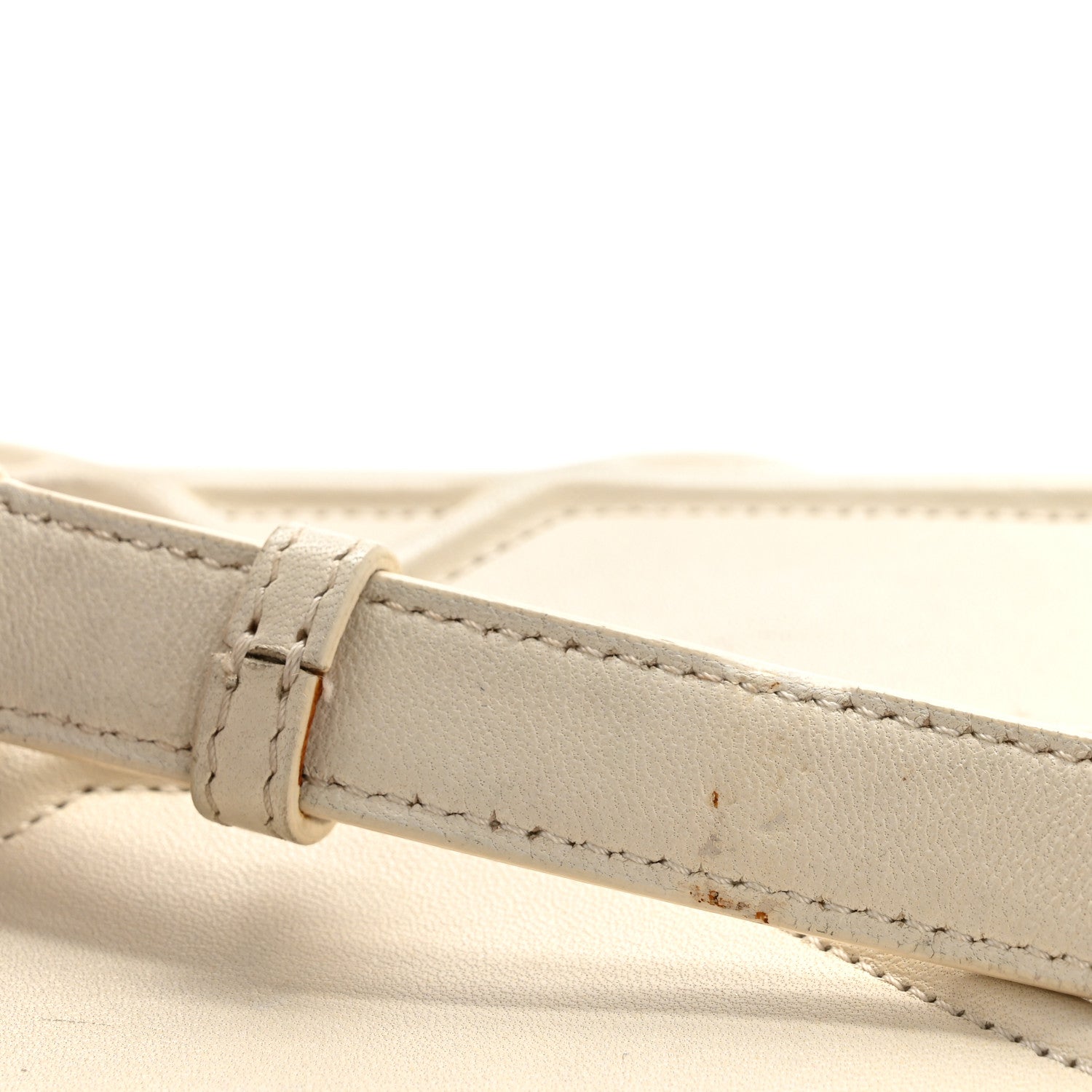 Christian Dior Lambskin Sequin Medium Diorama Flap Bag White 13 of 16