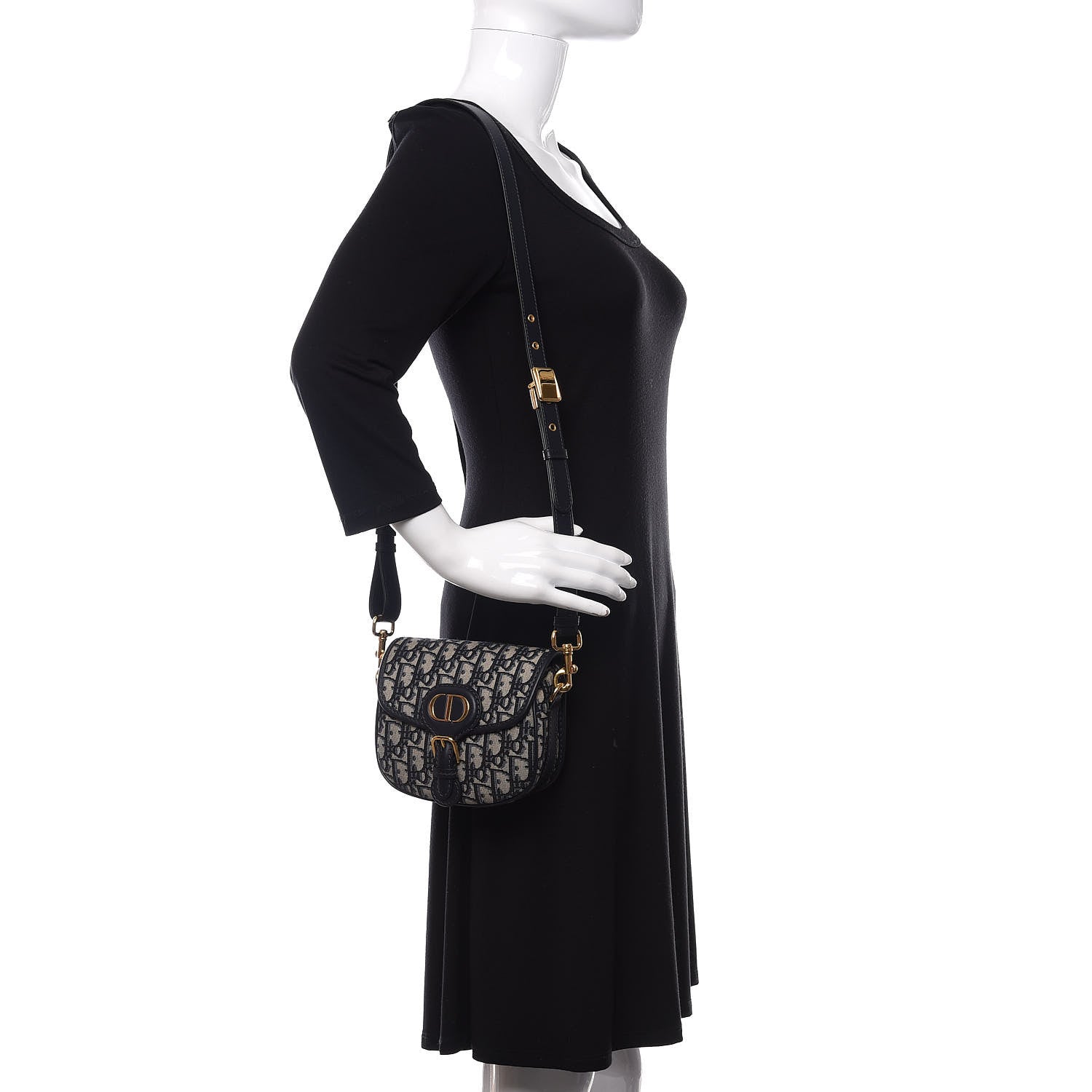 Christian Dior Oblique Small Bobby Flap Blue 2 of 9