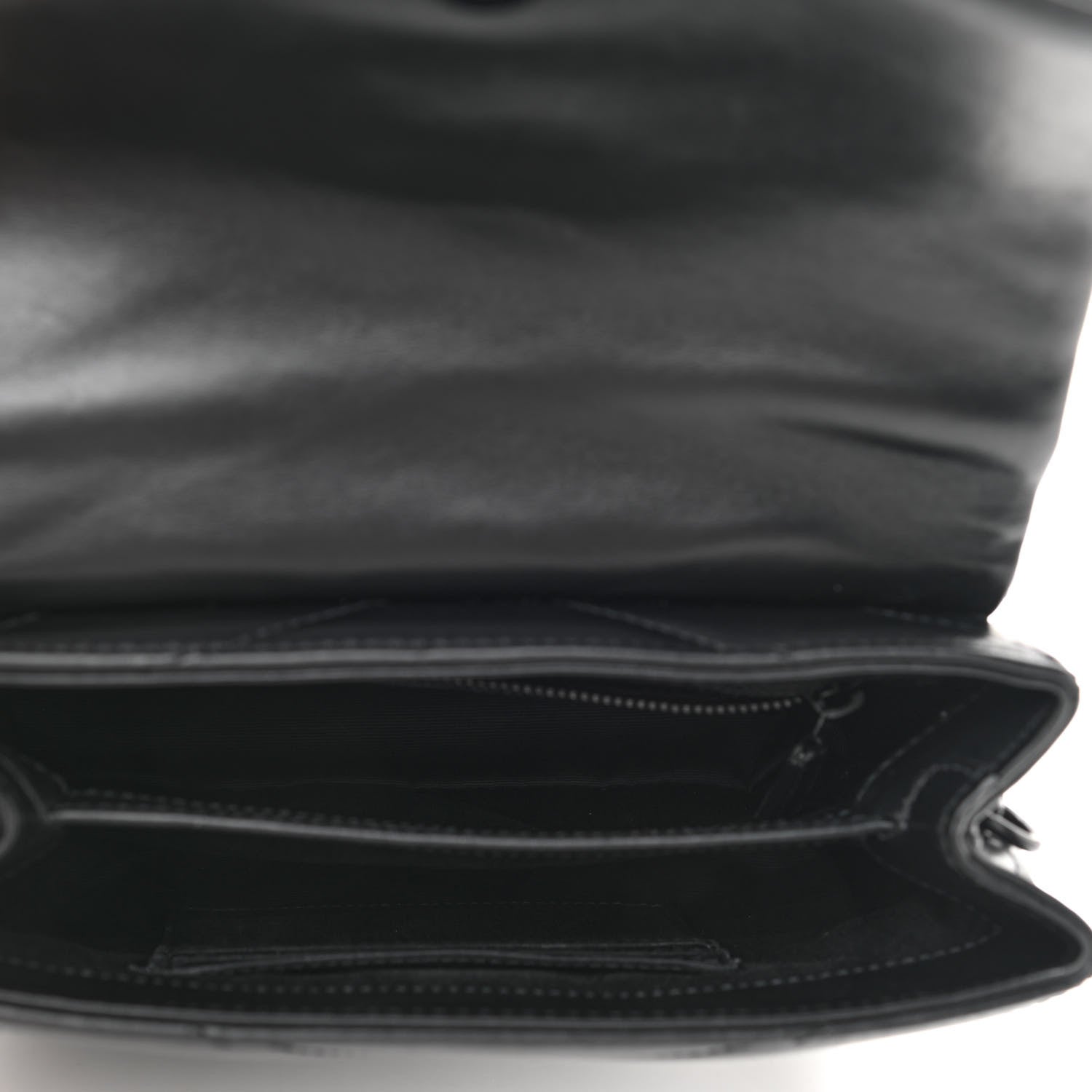 Saint Laurent Calfskin Y Quilted Monogram Toy Loulou Crossbody Bag Black 5 of 10