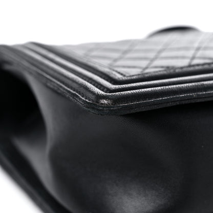 Chanel Lambskin Quilted New Medium Boy Flap Black 10 of 20