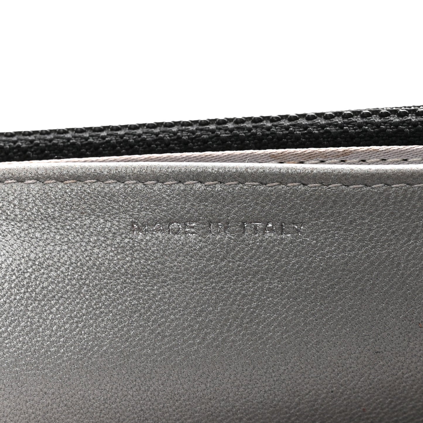 Lambskin Camellia Embossed Wallet On Chain WOC Black