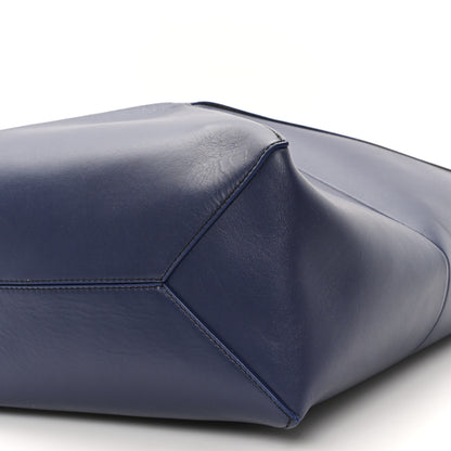 Loewe Shiny Calfskin Medium Puzzle Fold Tote Marine 9 of 10