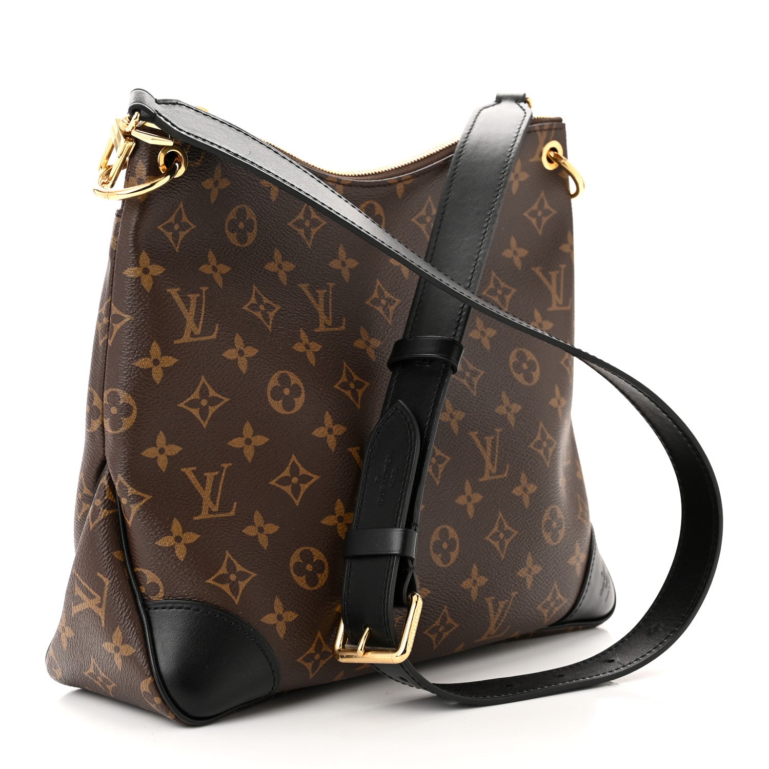 Louis Vuitton Monogram Odeon MM Black 3 of 9