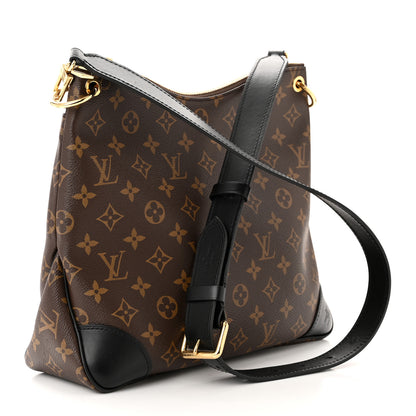 Louis Vuitton Monogram Odeon MM Black 3 of 9