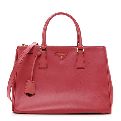 Prada Saffiano Lux Medium Tote Peonia 1 of 12