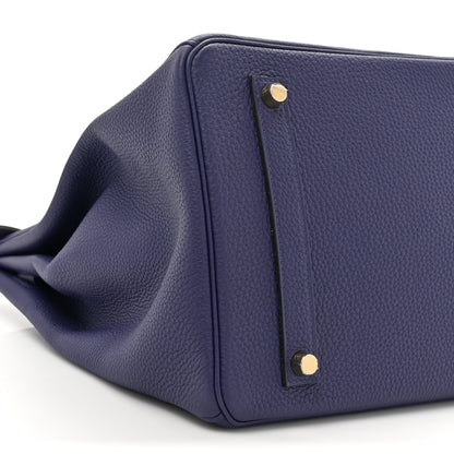 Hermes Togo Birkin 35 Bleu Encre 10 of 11