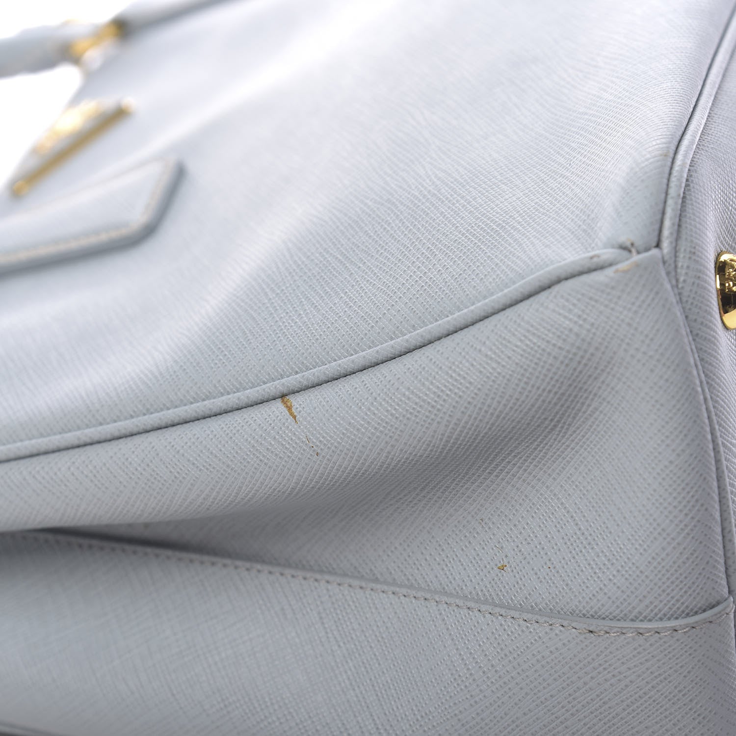 Prada Saffiano Lux Small Tote Lago 10 of 12