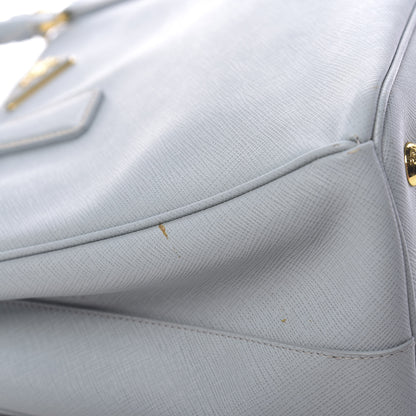 Prada Saffiano Lux Small Tote Lago 10 of 12