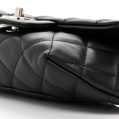 Chanel Calfskin Quilted CC Uniform Flap Belt Bag Black 9 of 10