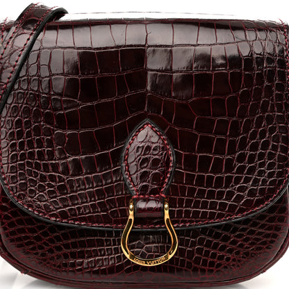 Louis Vuitton Crocodile Saint Cloud GM Burgundy 7 of 13