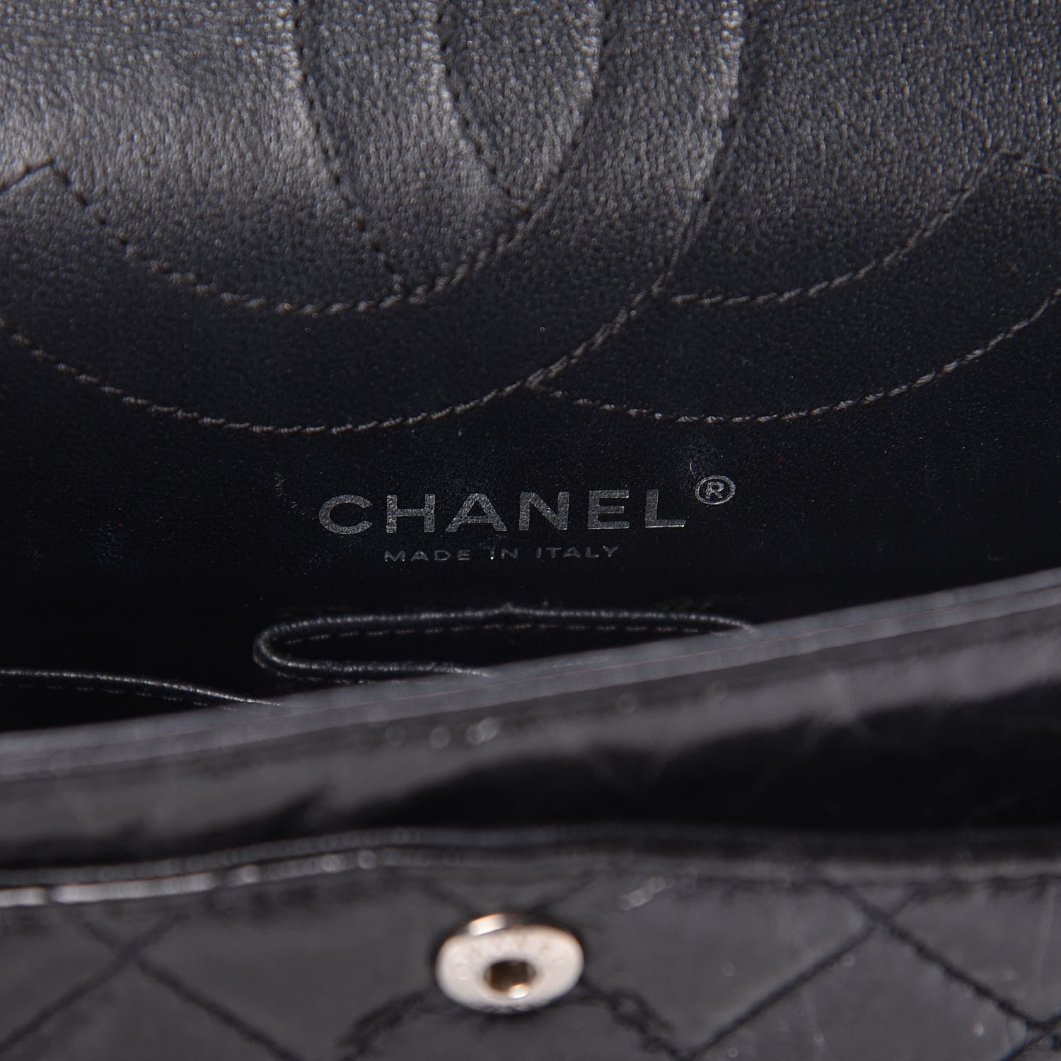 Chanel Aged Calfskin Quilted 2.55 Reissue 225 Flap So Black 6 of 11