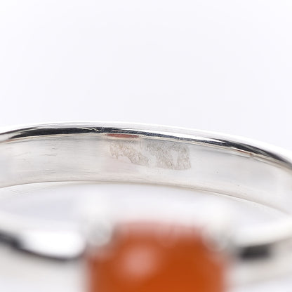 Tiffany Sterling Silver Carnelian Paloma Picasso Sugar Stacks Ring 55 7.25 7 of 7