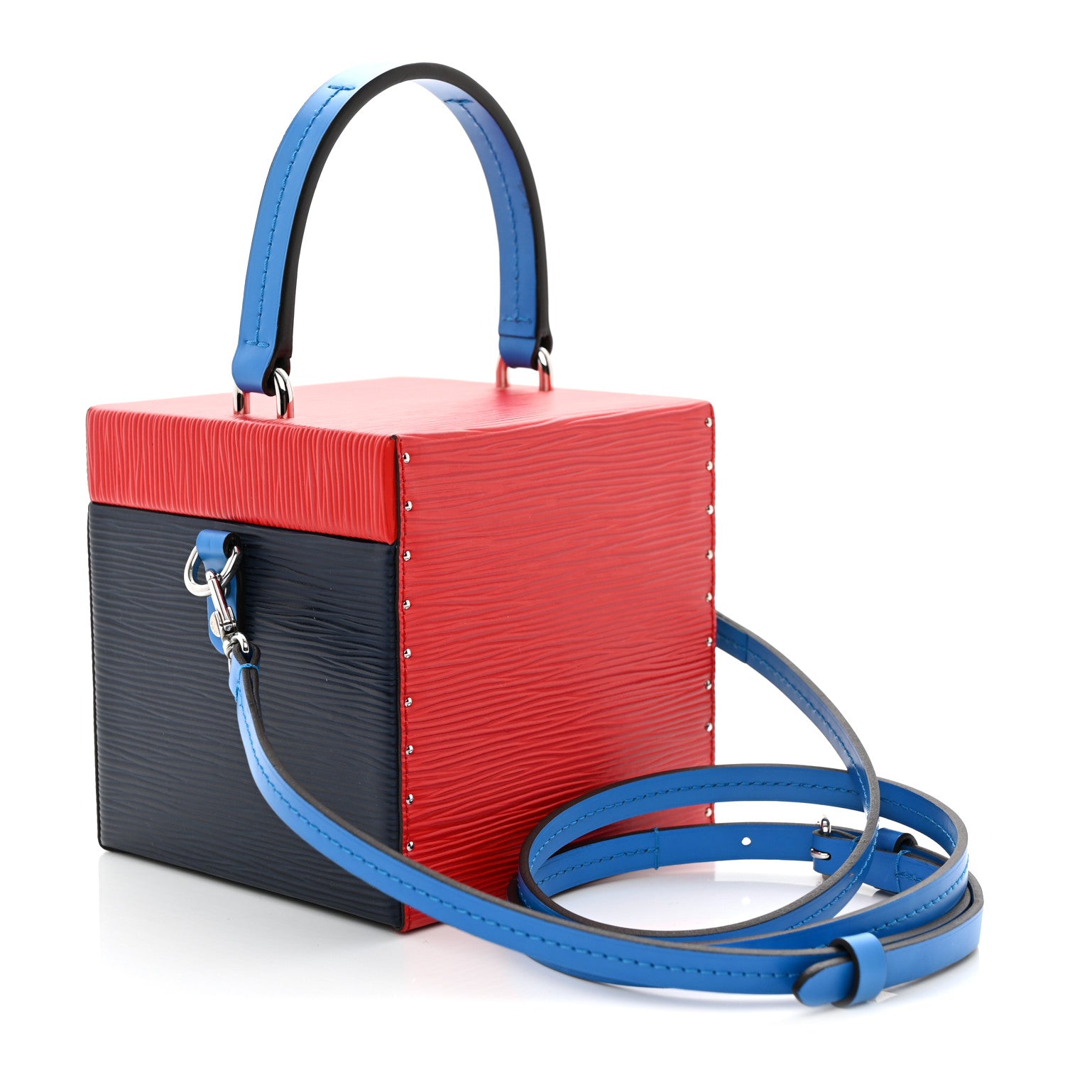 Louis Vuitton Epi Bleecker Box Indigo Coquelicot 3 of 10