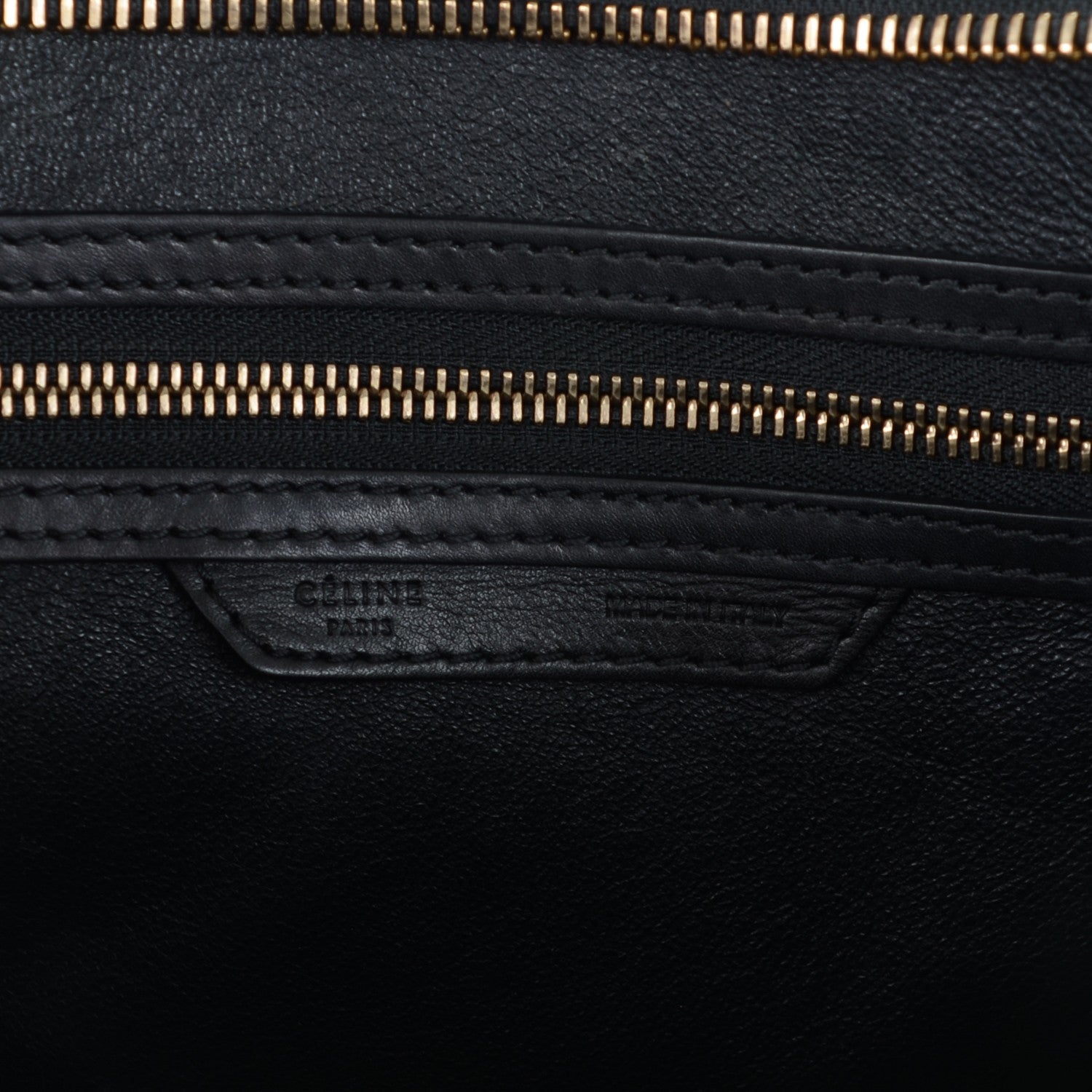 Celine Python Smooth Calfskin Mini Bi-Color Luggage Black Natural 6 of 7