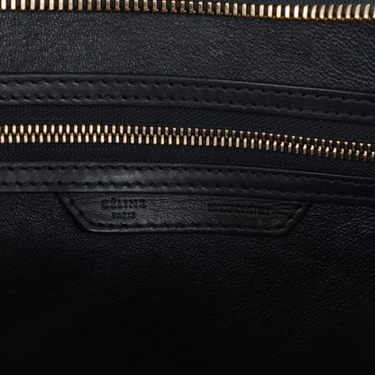 Celine Python Smooth Calfskin Mini Bi-Color Luggage Black Natural 6 of 7