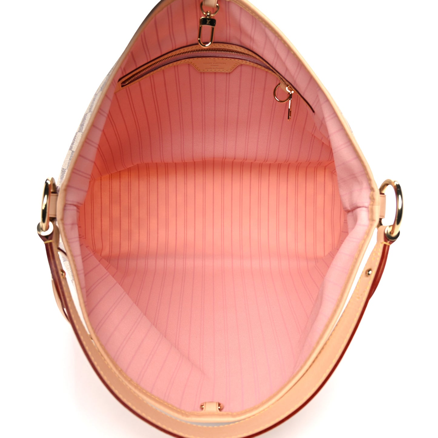 Damier Azur Delightful MM Rose Ballerine