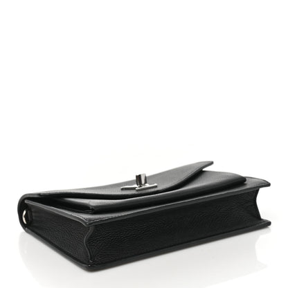 Louis Vuitton Soft Calfskin My Lockme Chain Pochette Black 4 of 9