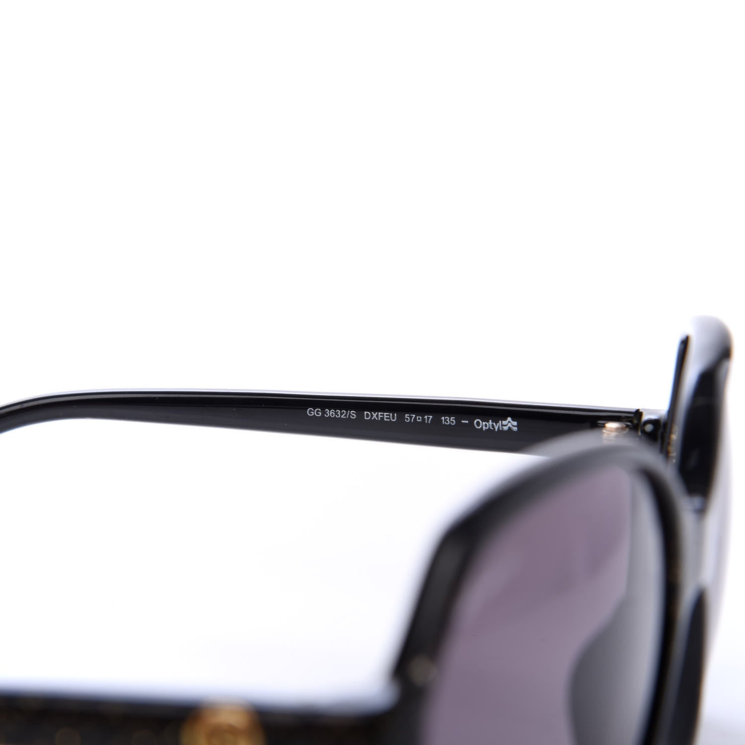 Gucci Acetate Sunglasses GG3632/S Black 6 of 8