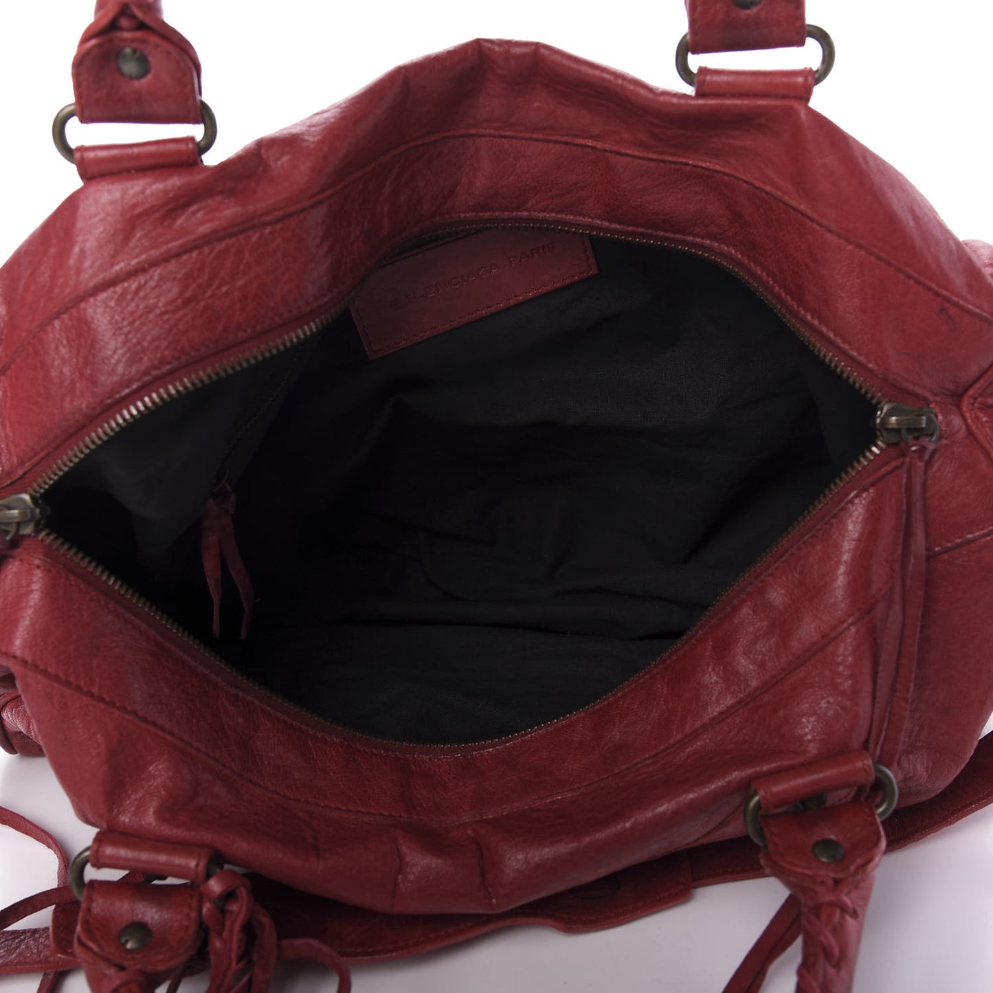 Chevre Classic Hardware Twiggy Rouge Grenat
