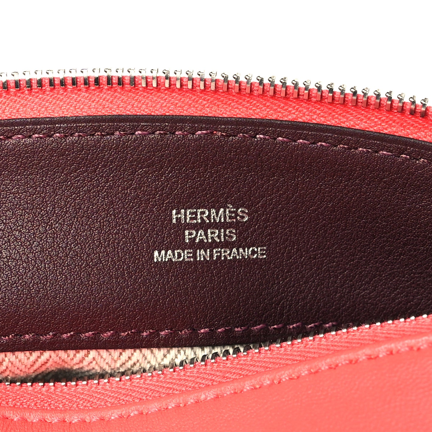 Milo Lambskin Swift Tohubohu Pouch MM Rose Jaipur Prune
