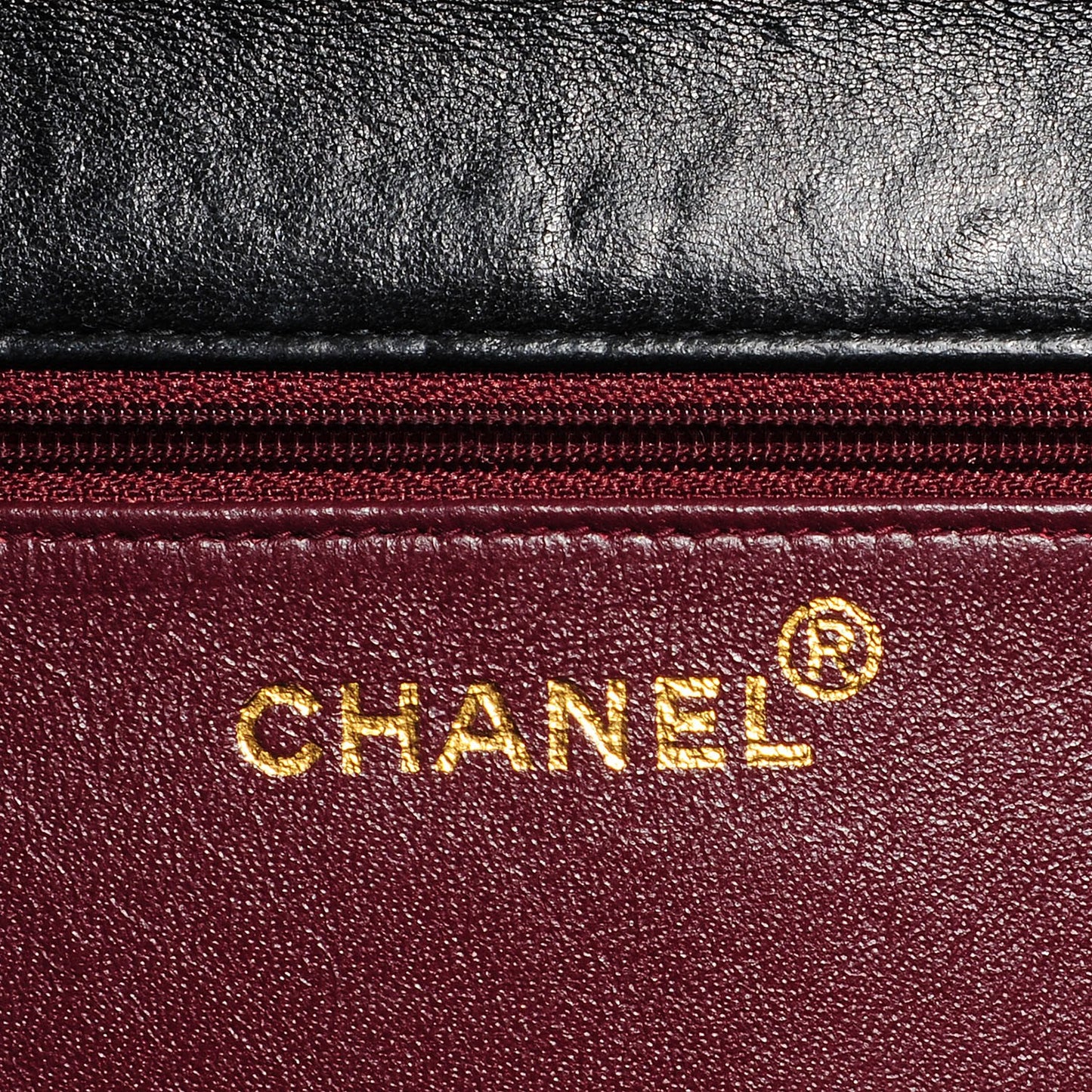 Lambskin Quilted Medium Single Flap Black