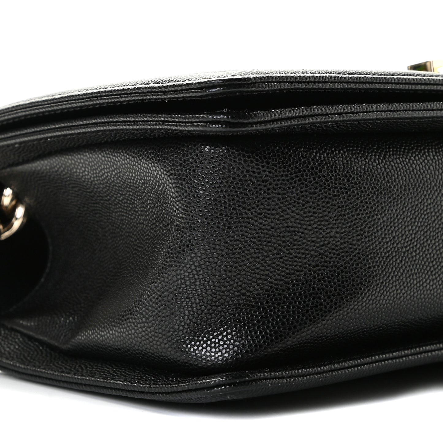Caviar Quilted Medium Boy Flap Black