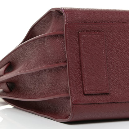 Saint Laurent Grained Calfskin Small Supple Sac De Jour Dark Pallisandre 9 of 16