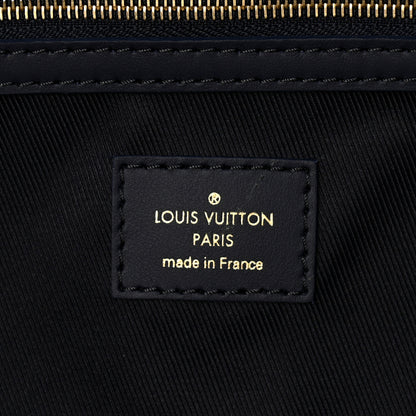 Louis Vuitton Monogram Bleach Keepall Bandouliere 50 Ink Blue 5 of 9