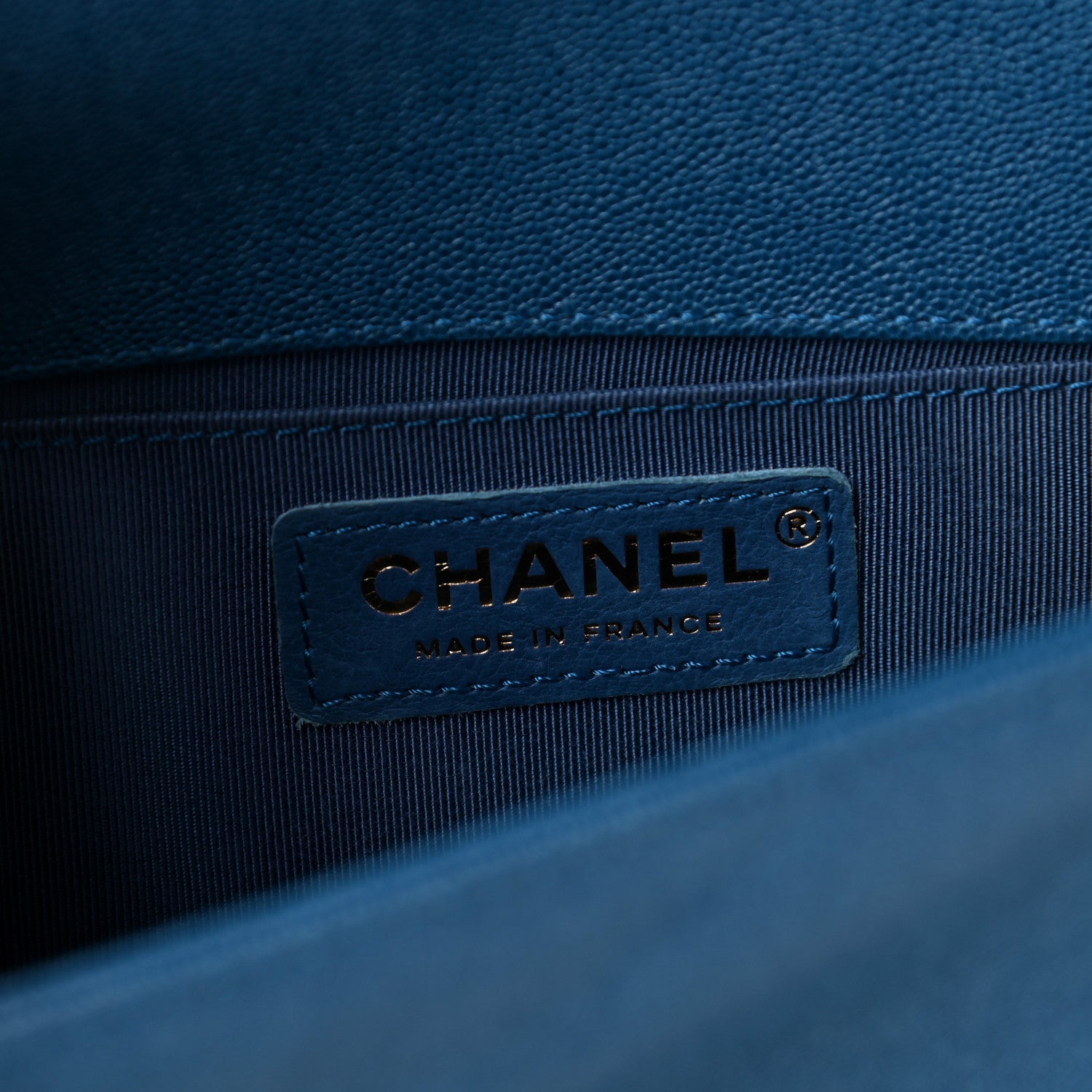 Chanel Caviar Quilted Small Boy Flap Blue 5 of 10