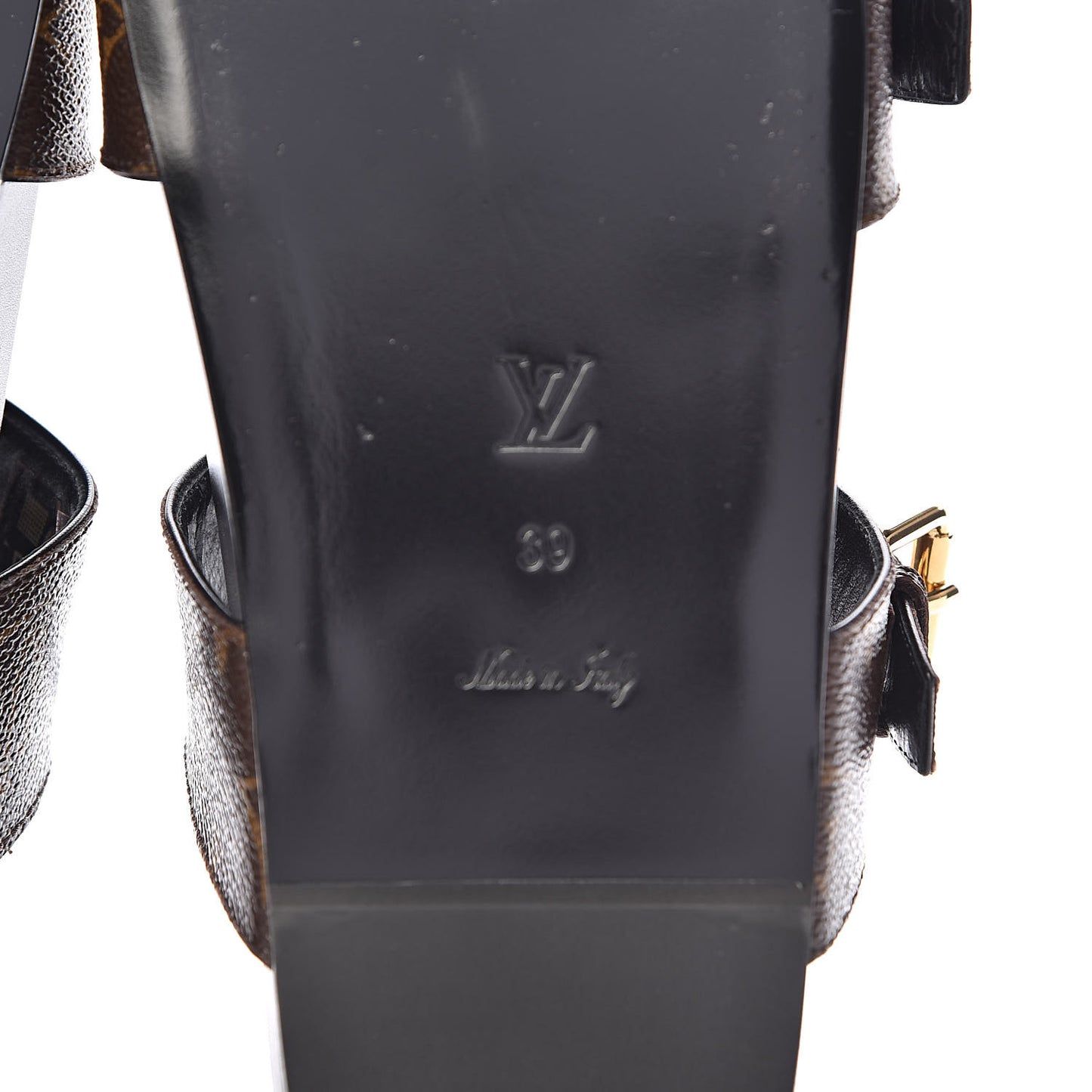 Monogram Bom Dia Mule Sandals 39 Black